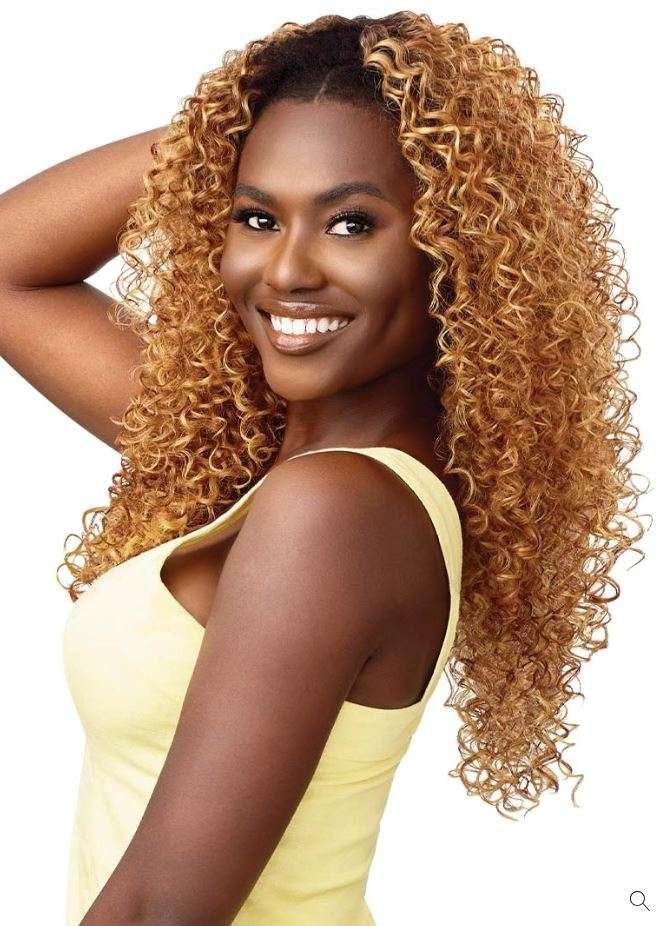 Converti-Cap Outre Synthetic Wig - DOMINICAN BOUNCE (DR2/GINGER BROWN)
