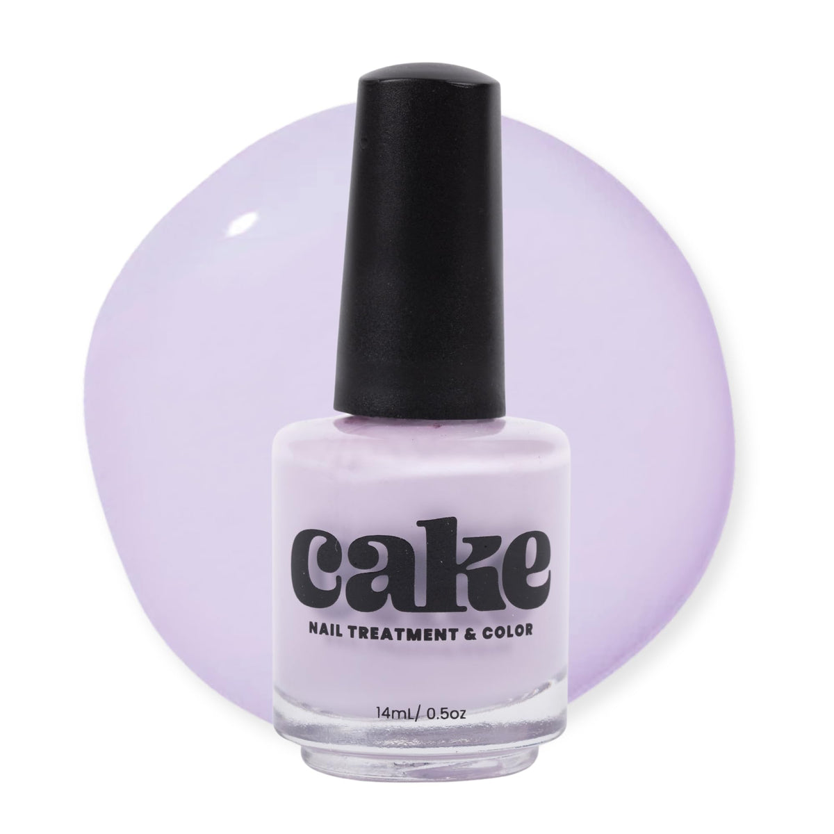 CAKE Nail Wisps Of Lilac Polish (0.5 Fl Oz) Strengthening Nail Polish Vegan And Cruelty Free, Enriched With Biotin And Keratin, Prevents Nail Damage