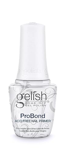 Gelish ProBond Nail Primer - Acid-Free Gel & Acrylic Adhesion, pH-Balanced, Promotes Long-Lasting Bond for Nail Plates, Safe for Natural Nails (15mL) Beauty & Personal Care Gelish