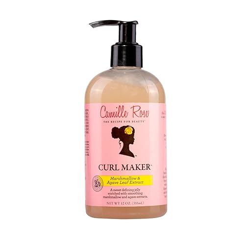 Camille Rose Curl Maker, Smoothing and Nourishing Curly Hair Gel with Aloe, for All Hair Types and Textures, 12 fl oz Beauty & Personal Care Camille Rose
