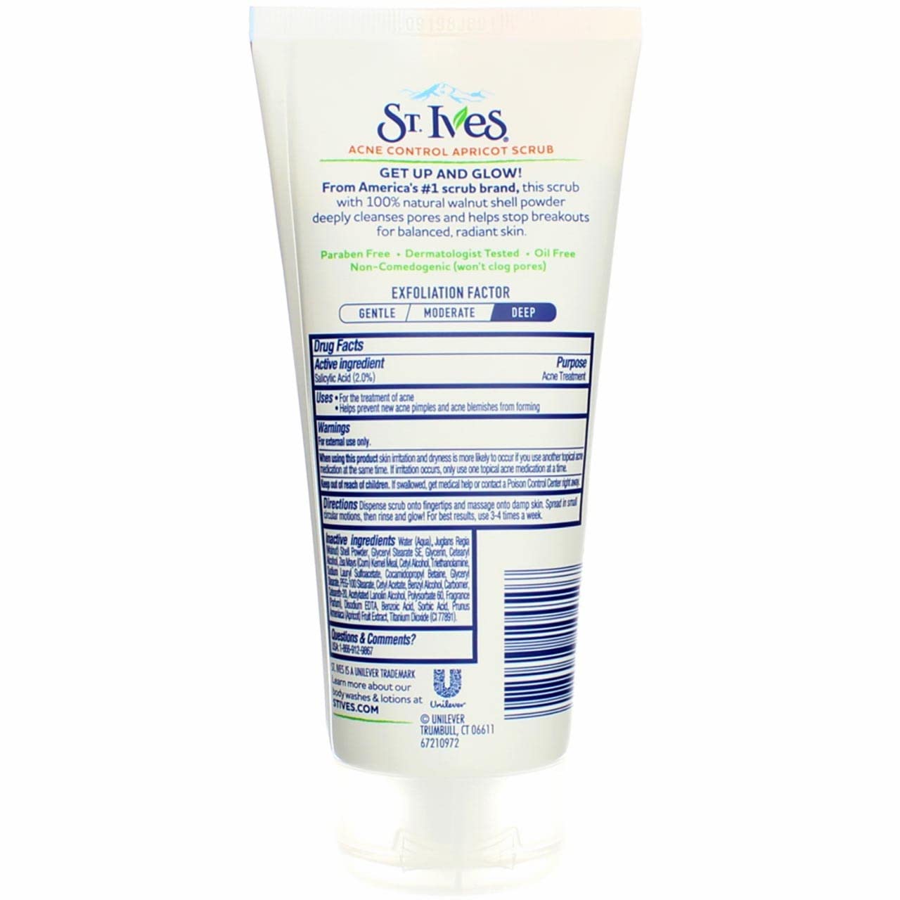 St. Ives Acne Control Medicated Apricot Scrub, 6 Oz (3 Pack) Beauty & Personal Care St. Ives