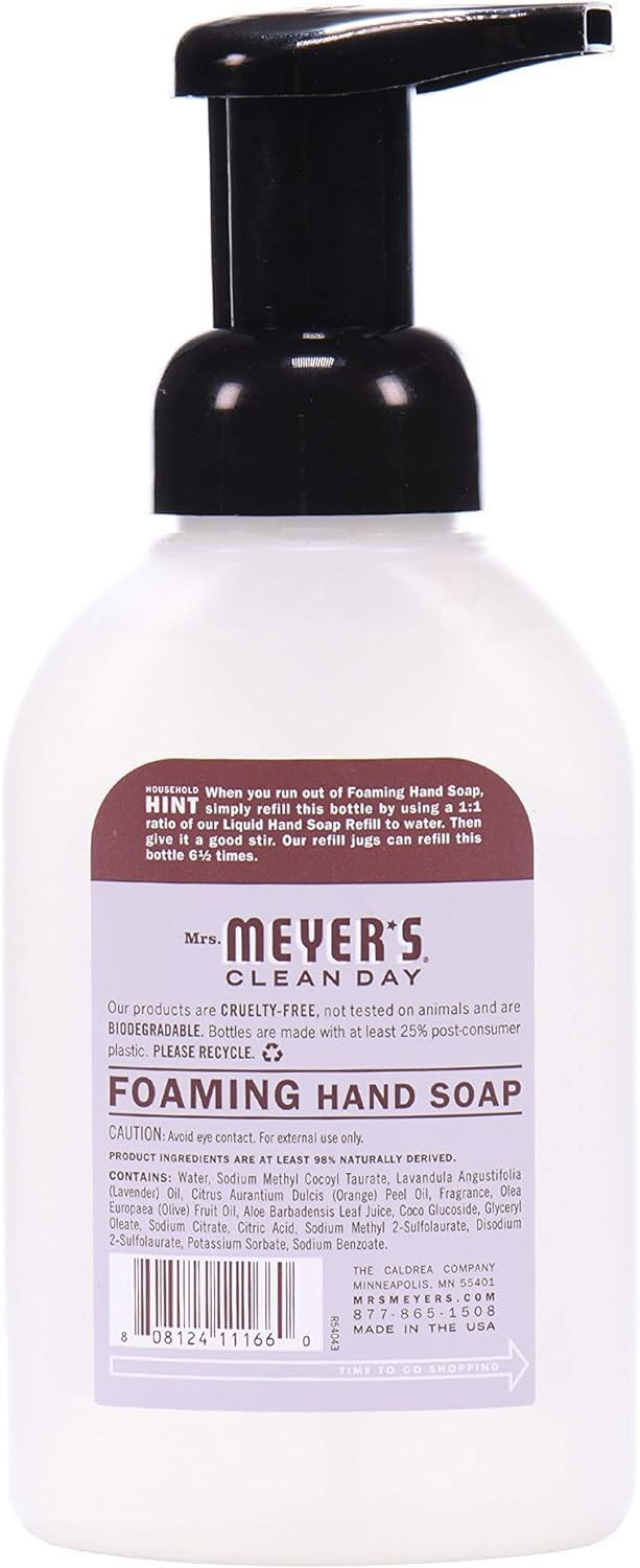 Mrs. Meyer's Foaming Hand Soap, Lavender, 10 Oz (Pack of 6) Beauty & Personal Care Mrs. MEYER'S
