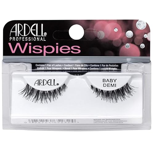 (3 Pack) ARDELL False Eyelashes - BABY DEMI Wispies Black by Ardell Beauty & Personal Care Ardell