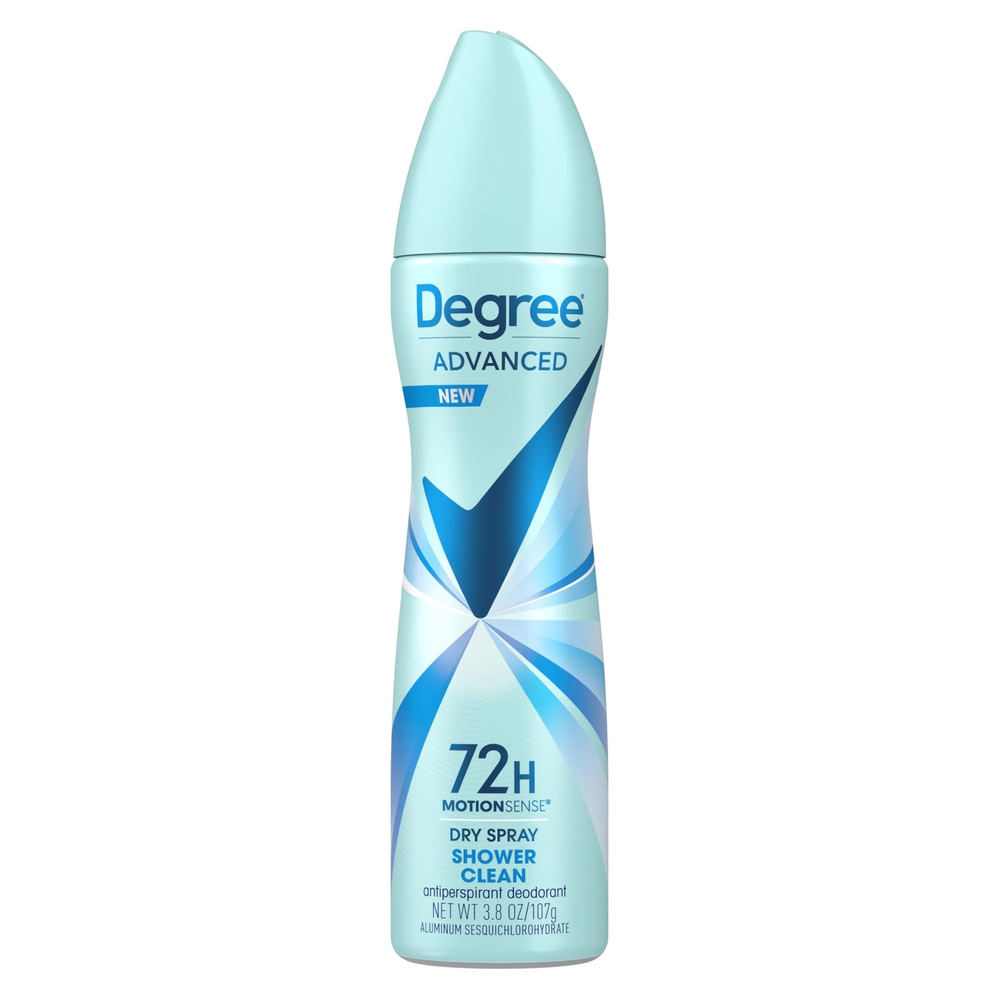 Degree MotionSense Dry Spray Antiperspirant, Shower Clean 3.8 oz (Pack of 8) Beauty and Personal Care Degree