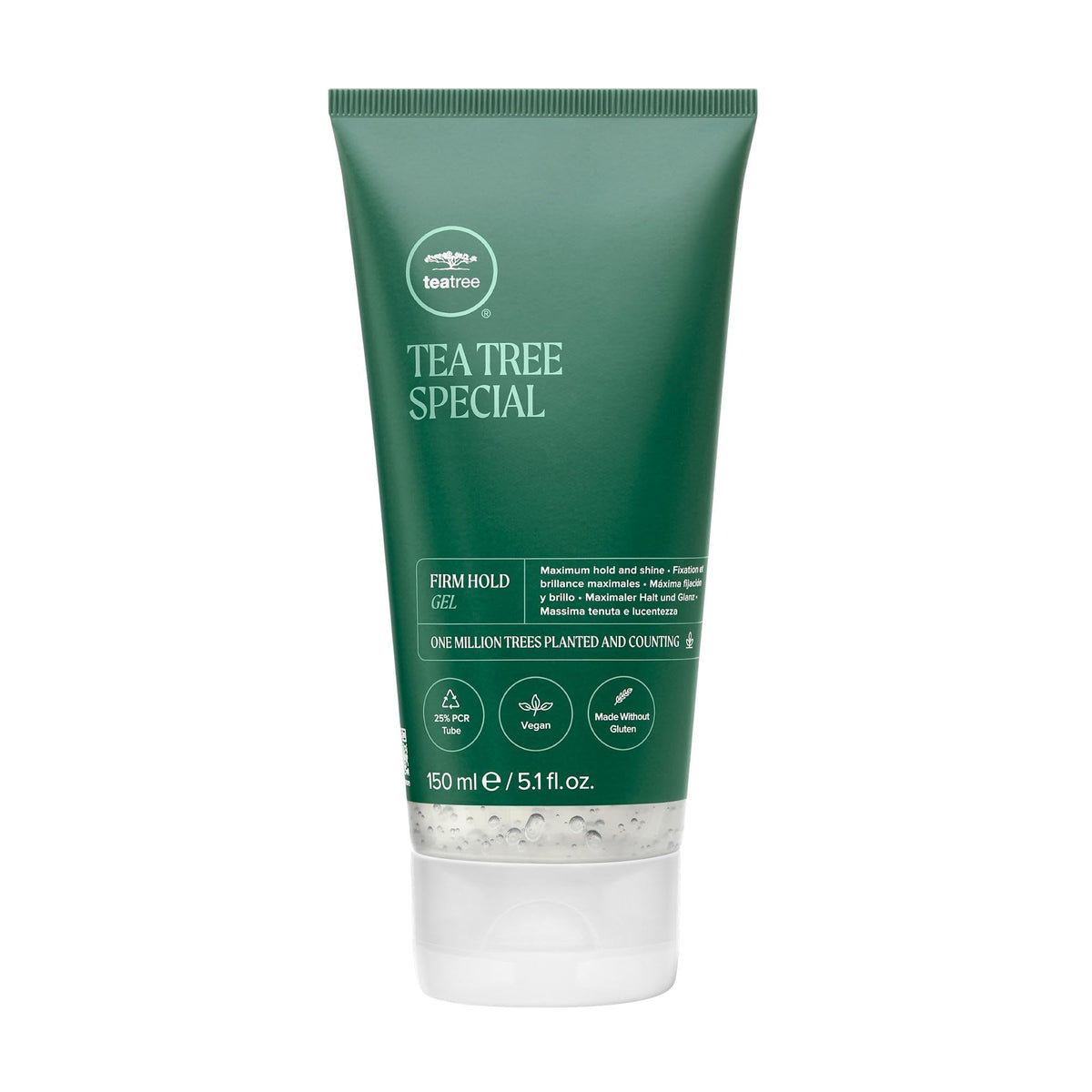 Tea Tree Firm Hold Gel, Hair Gel, Maximum Hold, High-Shine Finish, For All Hair Types, 5.1 fl. oz. Beauty & Personal Care Tea Tree