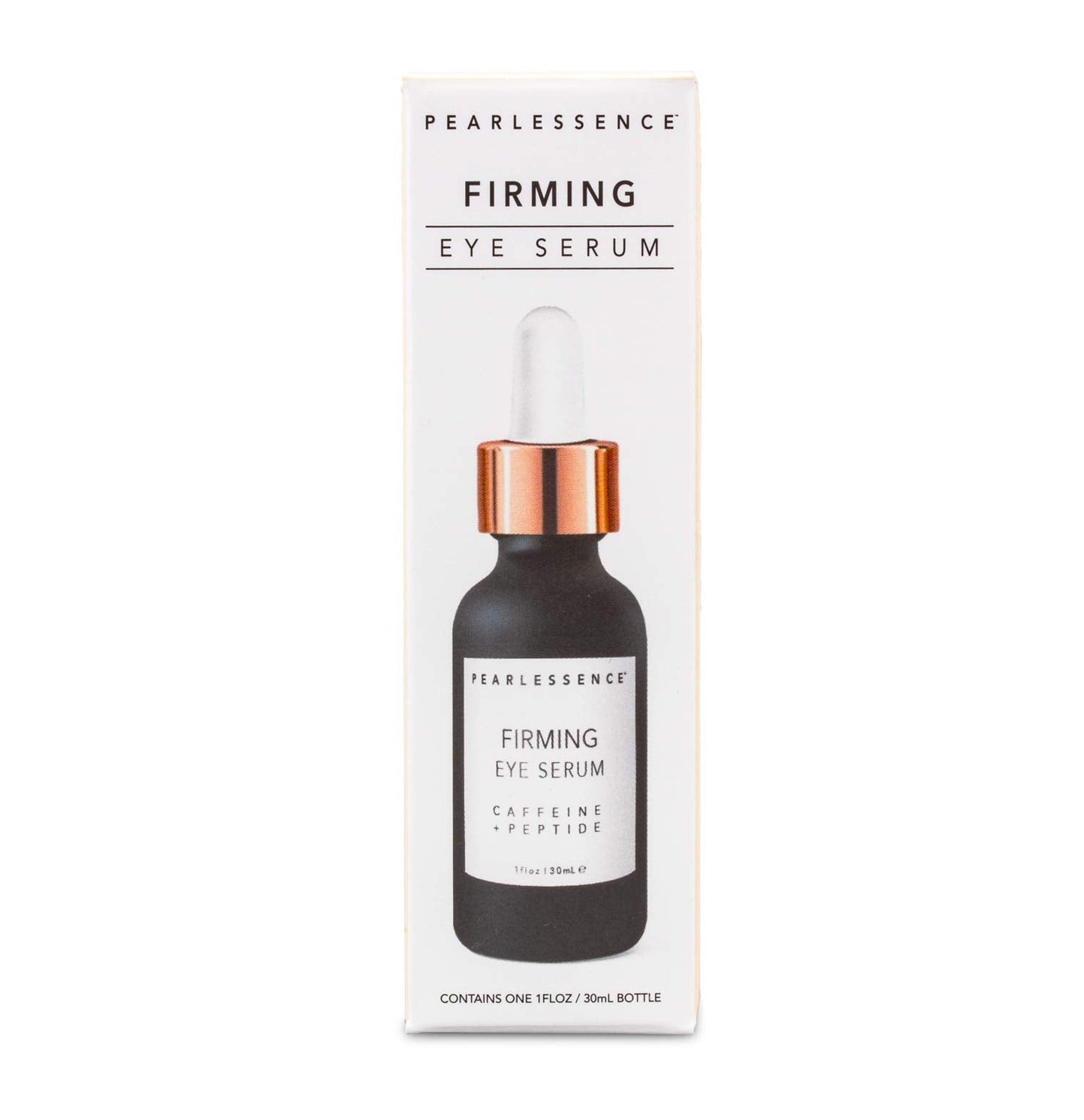 Pearlessence Firming Eye Serum with Caffeine + Peptide - Rejuvenates Puffy Eyes & Reduces Under Eye Bags | Made in USA & Cruelty Free (1oz) Beauty & Personal Care Pearlessence