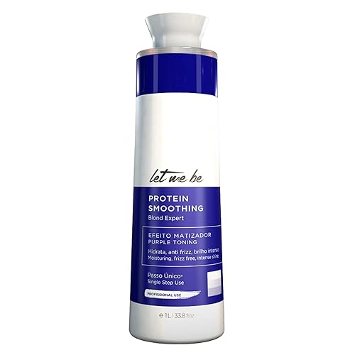Let Me Be Blond Expert Purple Toning Mask 1000ml / 33.8 oz - Protein Smoothing Treatment for Blonde, Bleached, or Highlighted Hair - Anti-Frizz Beauty & Personal Care Let Me Be