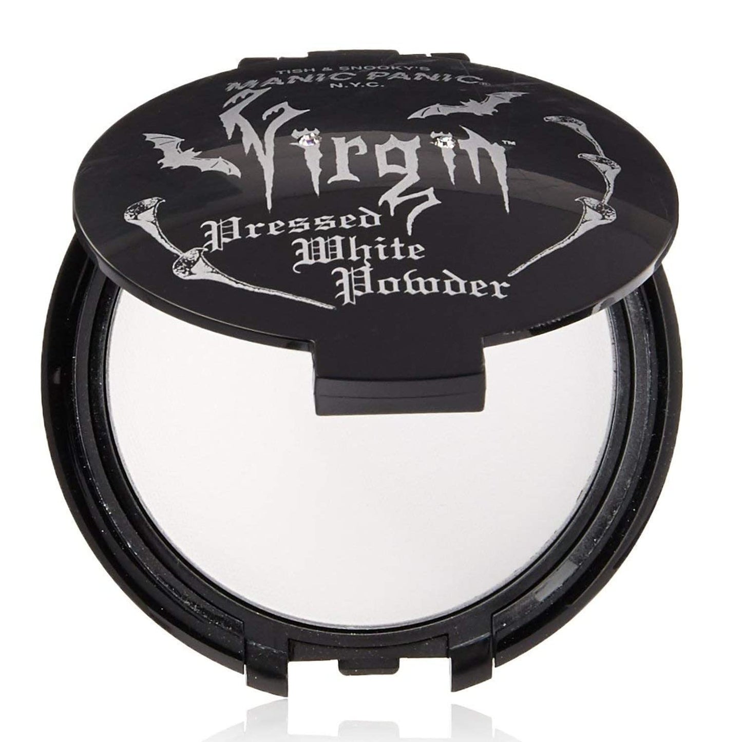 MANIC PANIC Vampyre's Veil Virgin White Pressed Powder - Matte Setting Powder for Cosplay, Theatrical & Goth Makeup - Full Coverage Face Makeup Beauty & Personal Care MANIC PANIC