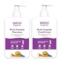 Aravi Organic Multi-peptide Shampoo & Multi-peptide Conditioner For Healthy Hair Growth - Pack of 2 Beauty & Personal Care Aravi Organic
