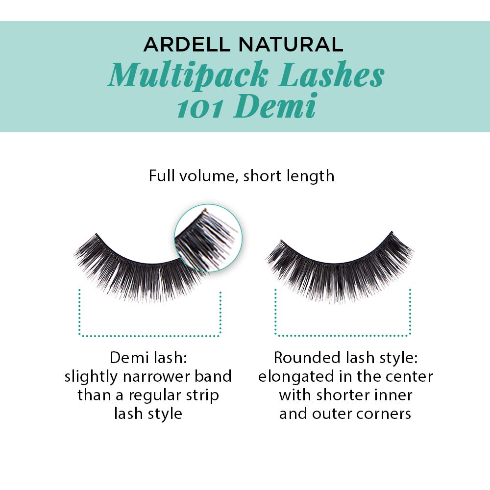 Ardell 4 Pack Natural 101 Demi Black Beauty & Personal Care Ardell