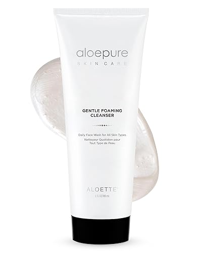 Aloette Gentle Foaming Facial Cleanser - Moisturizing Face Wash for Women & Men - Facewash Skin Cleanser Rejuvenates & Replenishes Natural Moisture Beauty & Personal Care Aloette