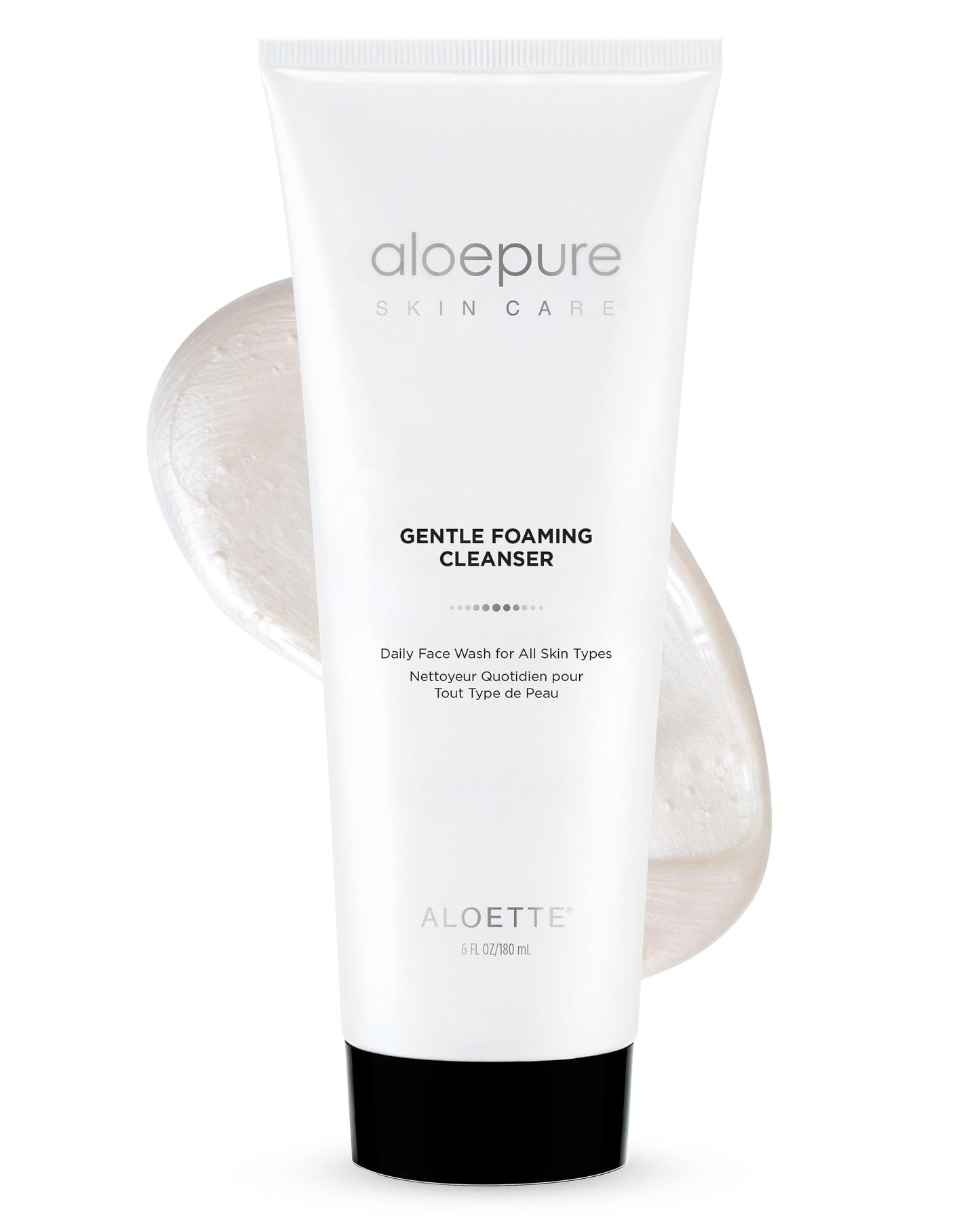 Aloette Gentle Foaming Facial Cleanser - Moisturizing Face Wash for Women & Men - Facewash Skin Cleanser Rejuvenates & Replenishes Natural Moisture Beauty & Personal Care Aloette