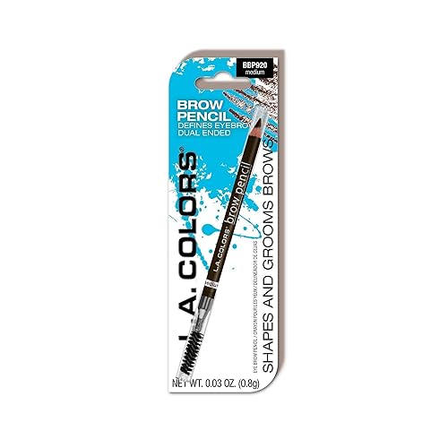 L.A. COLORS Brow Pencil (carded), Medium CBBP920A Beauty & Personal Care L.A. COLORS