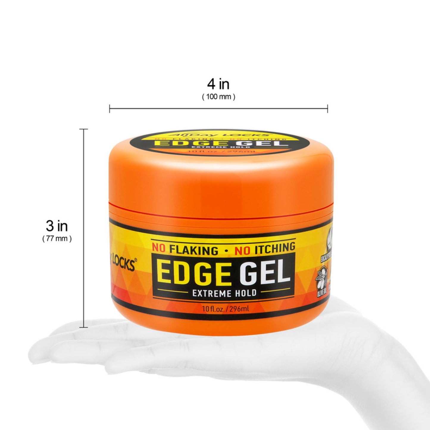 AllDay Locks Edge Gel Extreme Hold - Hair Gel for Maximum Control & Braiding, Natural Edge Lock & Fixer for Women & Men, Sleek Moisturizing Formula Beauty & Personal Care AllDay Locks