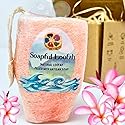 Soap Bar Loofah| Natural Loofah Sponge | Loofah Exfoliating Body Scrubber | 9-12 0z of Plumeria Scented Artisanal Handmade Natural loofah soap in a Beauty & Personal Care Soapful Loofah