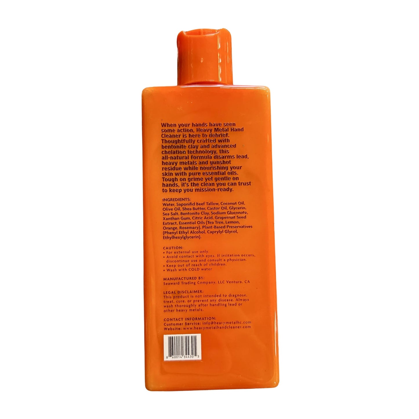 Heavy Metal Hand Cleaner: Lead & Heavy Metal Remover Hand Soap for Shooters, Mechanics & Tradesmen | Natural Chelating Formula for Gun Range Grime | Beauty & Personal Care Heavy Metal Hand Cleaner