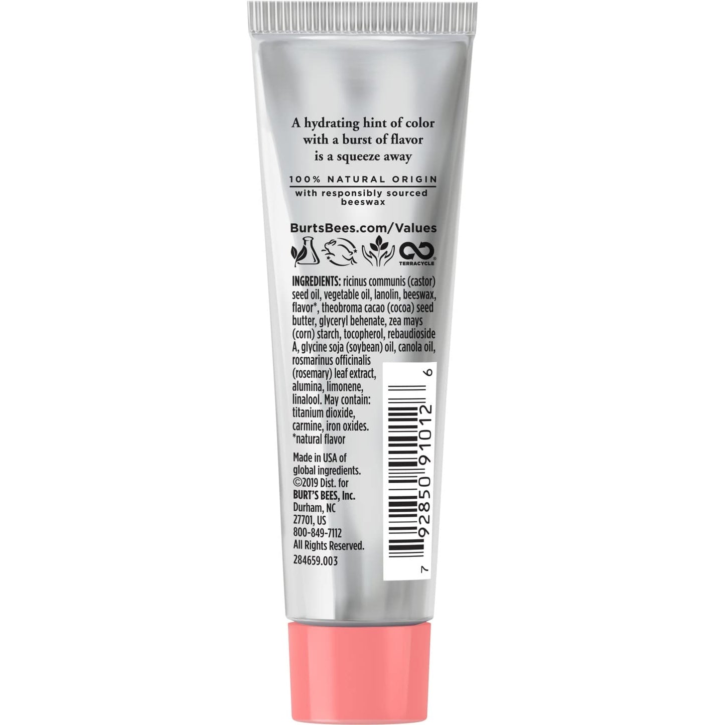 Burt's Bees 100% Natural Origin Squeezy Tinted Lip Balm, Sweet Peach, 0.43 Ounce Squeeze Tube Beauty and Personal Care Burt's Bees