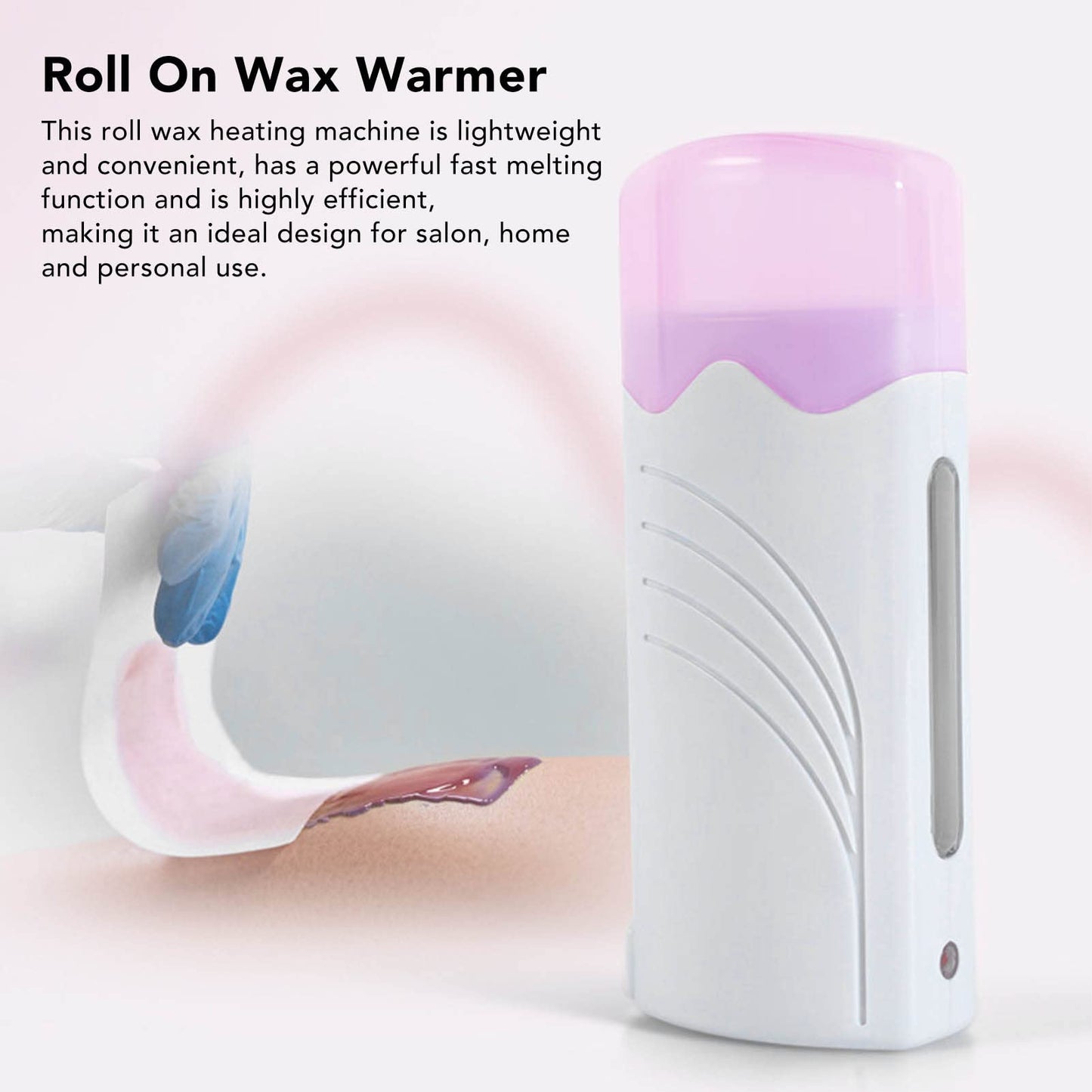 NSXAYIWE Roll on Wax Warmer for Hair Removal, Cartridge Depilatory Wax Heater for Hair, Leg, Face, Armpit, Bikini, Portable Wax Roller for Men Women Beauty and Personal Care NSXAYIWE
