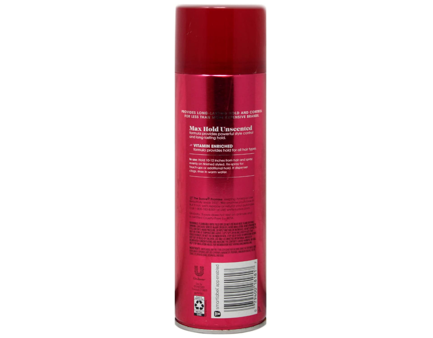 Suave Hairspray Max Hold 8 Unscented 11 Ounce (Pack of 3) Beauty & Personal Care Suave
