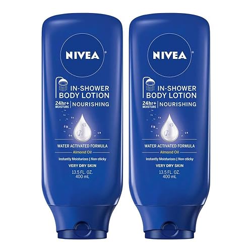 NIVEA In-Shower Body Lotion Nourishing 13.5 oz(Pack of 2) Beauty & Personal Care NIVEA