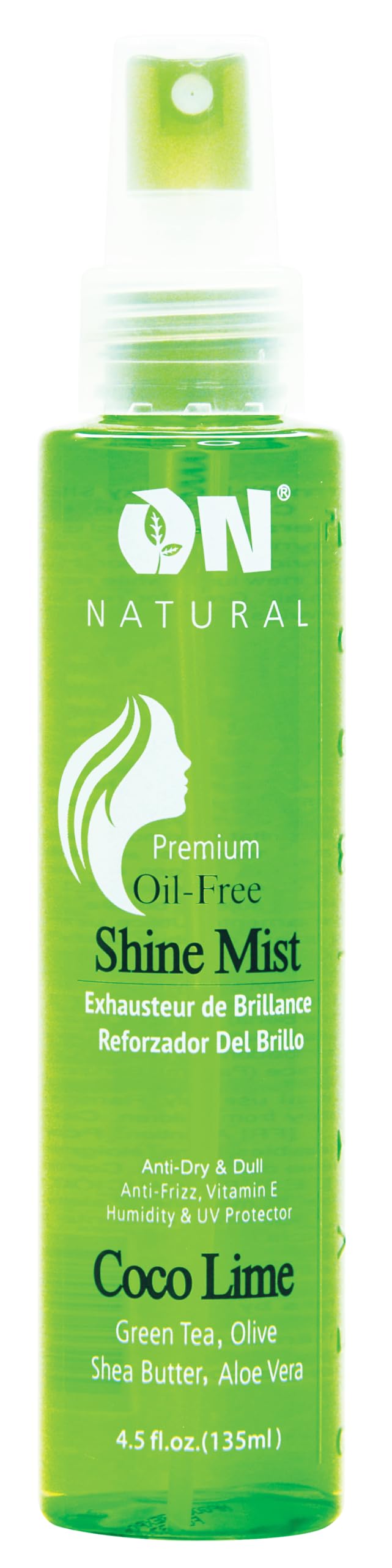 On Organic Natural Premium Oil-Free Weave & Wig Shine Mist Coco Lime 4.5 oz Beauty & Personal Care On Natural