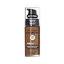 Revlon Liquid Foundation, ColorStay Face Makeup for Combination & Oily Skin, SPF 15, Medium-Full Coverage with Matte Finish, Walnut (500), 1.0 oz Beauty & Personal Care REVLON