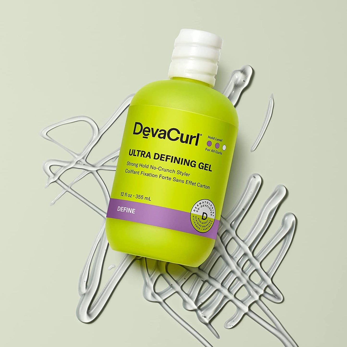 DevaCurl Ultra Defining Gel Strong Hold Non-Crunch Styler, Bright Breeze, 12 fl. oz Beauty & Personal Care DevaCurl