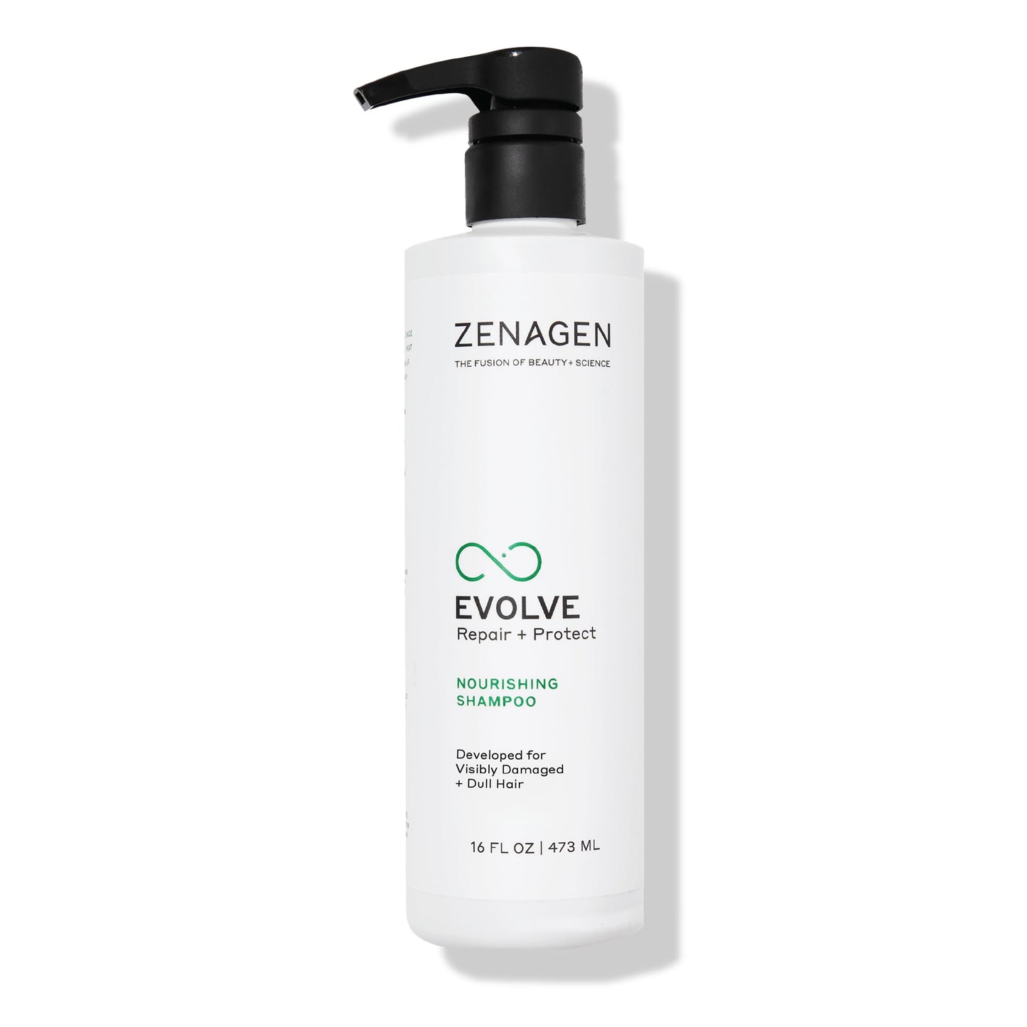 ZENAGEN Evolve Repair + Protect Nourishing Shampoo (Unisex) | Repairs & Strengthens Damaged Hair, Promotes Thicker Fuller Hair, Plant-Based Beauty & Personal Care Zenagen