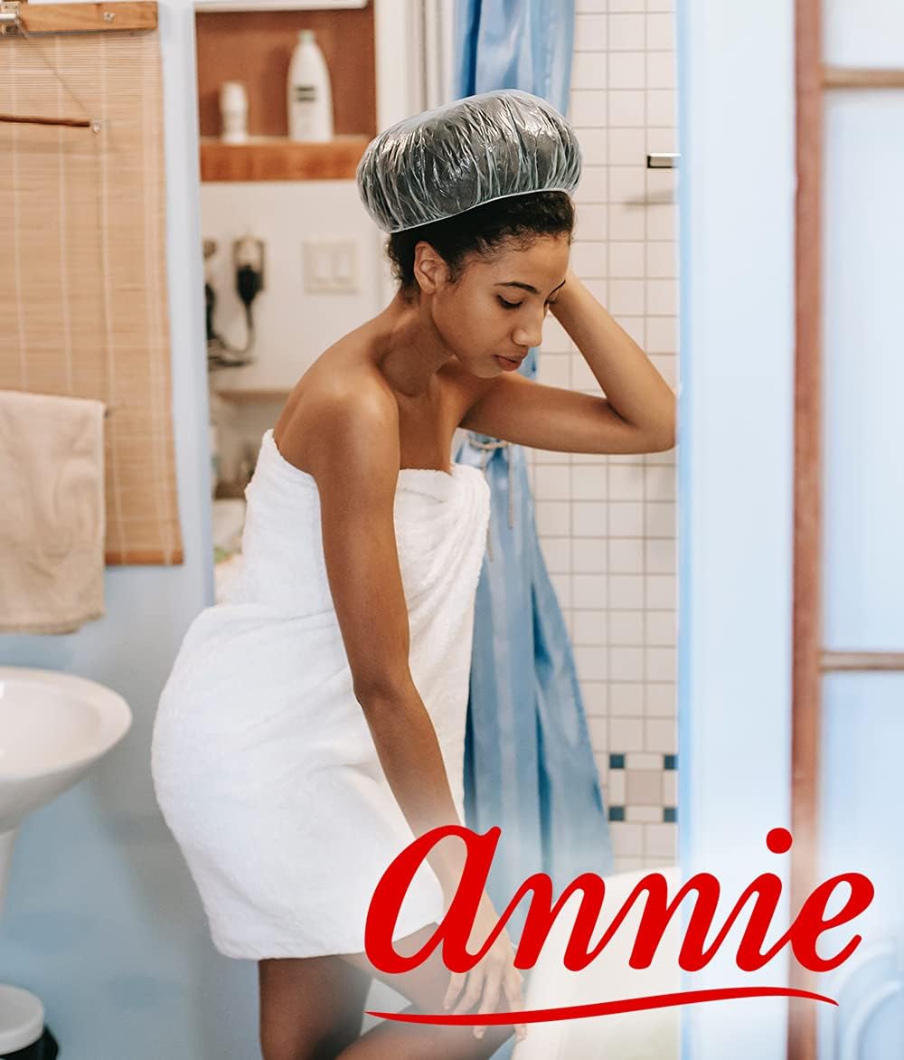 Annie - Processing Caps - Extra Large (21") - Clear - (100) Count - (2) Packs - Disposable - Any Processing Beauty and Personal Care Annie