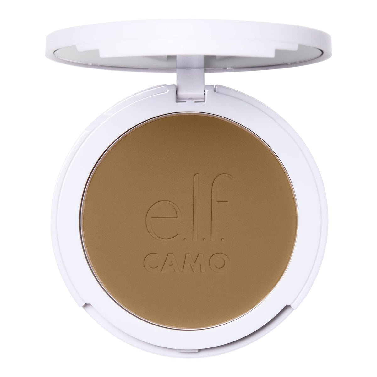 e.l.f. Camo Powder Foundation, Lightweight, Primer-Infused Buildable & Long-Lasting Medium-to-Full Coverage Foundation, Tan 425 N Beauty & Personal Care e.l.f.