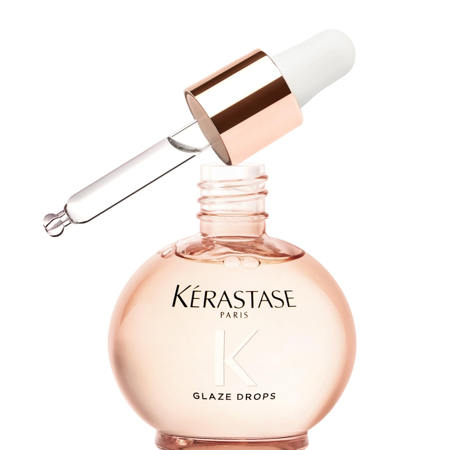 Kerastase Gloss Absolu Glaze Drops Anti-Frizz Hair Oil - Adds gloss and shine, nourishes and hydrates hair, with Hyaluronic Acid and Glycolic Acid Beauty and Personal Care KÉRASTASE
