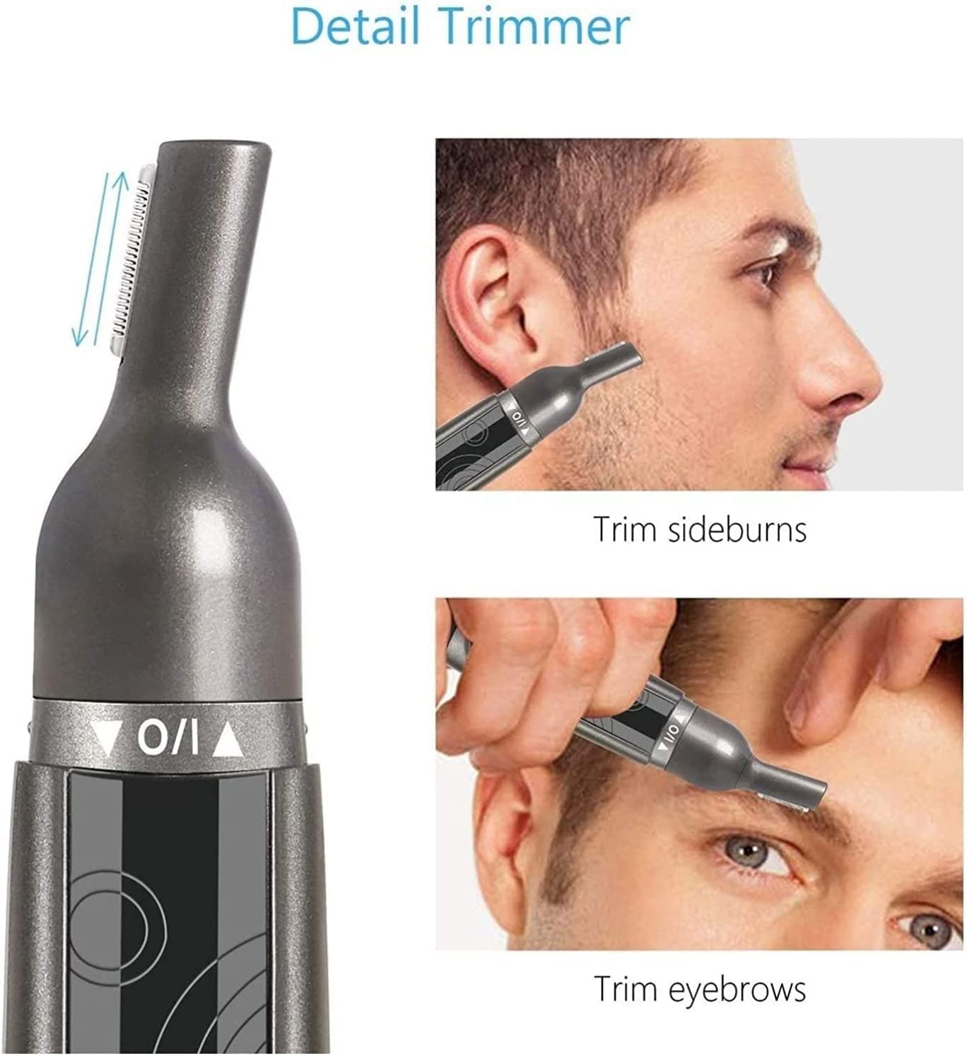 aiqiua Nose Hair Trimmer and Ear Hair Trimmer for Painless Nose Hair Remover, Electric Waterproof,Easy to use, Unisex, Easy to Clean and Maintain Beauty and Personal Care aiqiua
