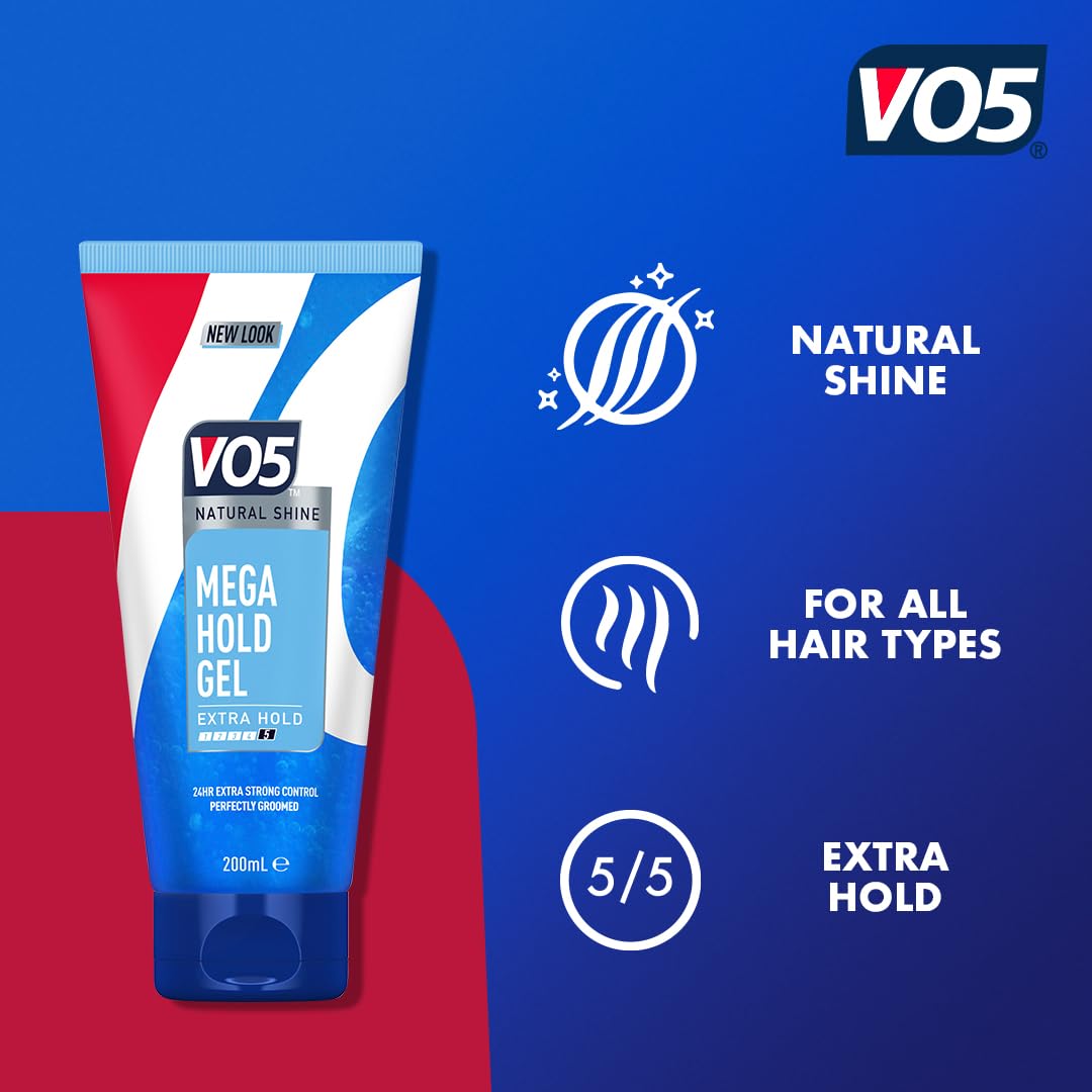 VO5 Mega Hold Styling Gel (200ml) Beauty & Personal Care Alberto VO5