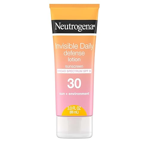 Neutrogena Invisible Daily Defense Sunscreen Lotion, Broad Spectrum SPF 30, Oxybenzone-Free & Water-Resistant, Sun & Environmental Aggressor Beauty & Personal Care Neutrogena