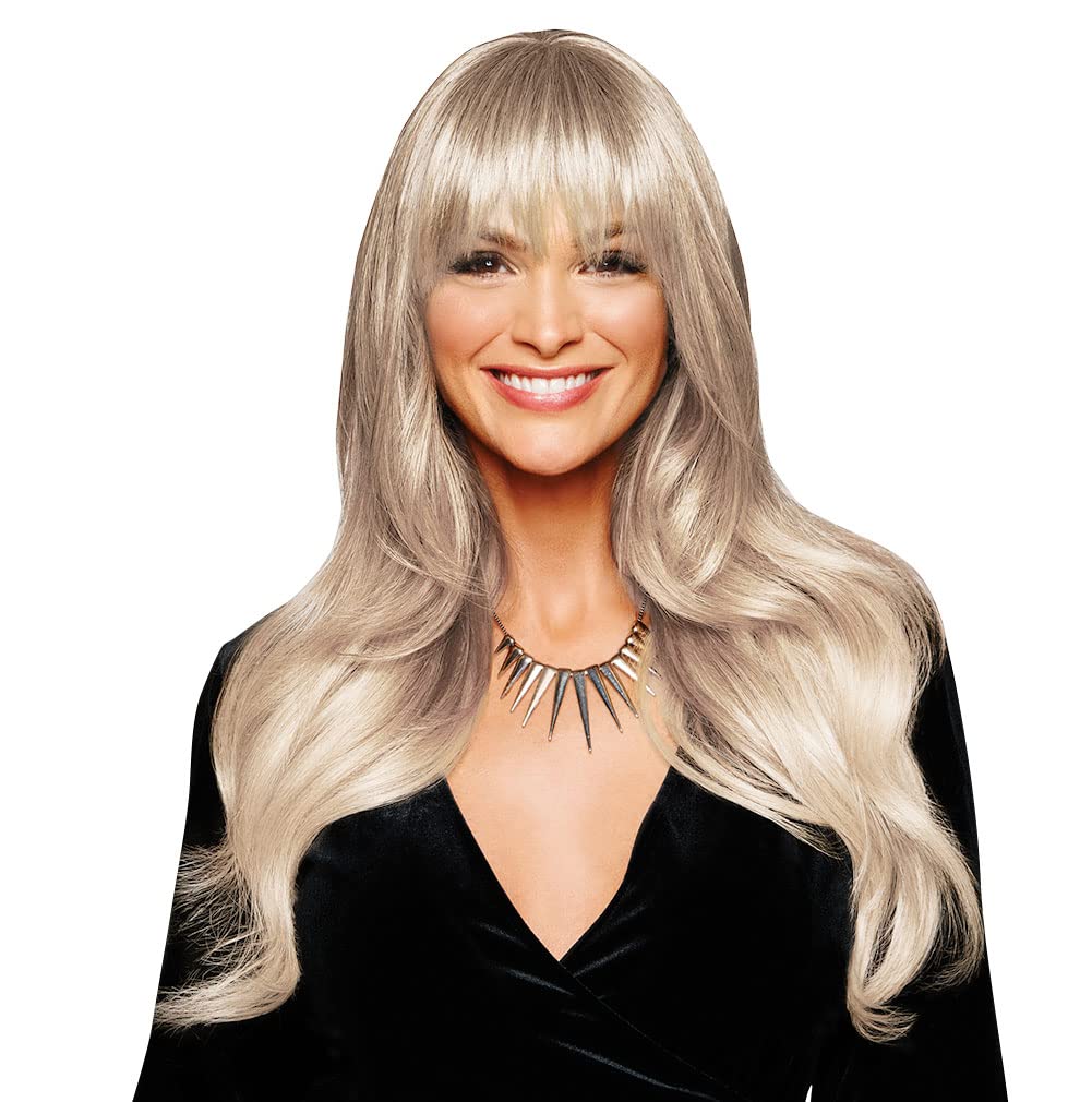 Hairdo Trendy Fringe Just Bangs Hairpiece Add-On by Hairuwear, RL16/22 Iced Sweet Cream