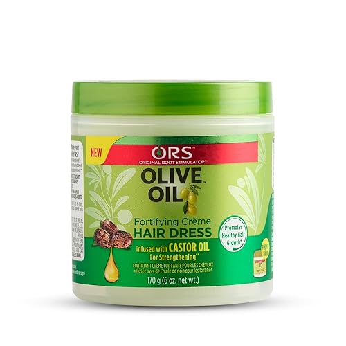 ORS Olive Oil Fortifying Cream Hair Dress Infused with Castor Oil for Strengthening 6 Ounce Beauty & Personal Care ORS