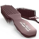 Royal Chocolate Detangler Brush by Felicia Leatherwood - For Kinky, Curly, Wavy 4c or Straight Hair - Tame Your Tangles Smooth Your Coils - Pain Free Beauty & Personal Care Brush With The Best