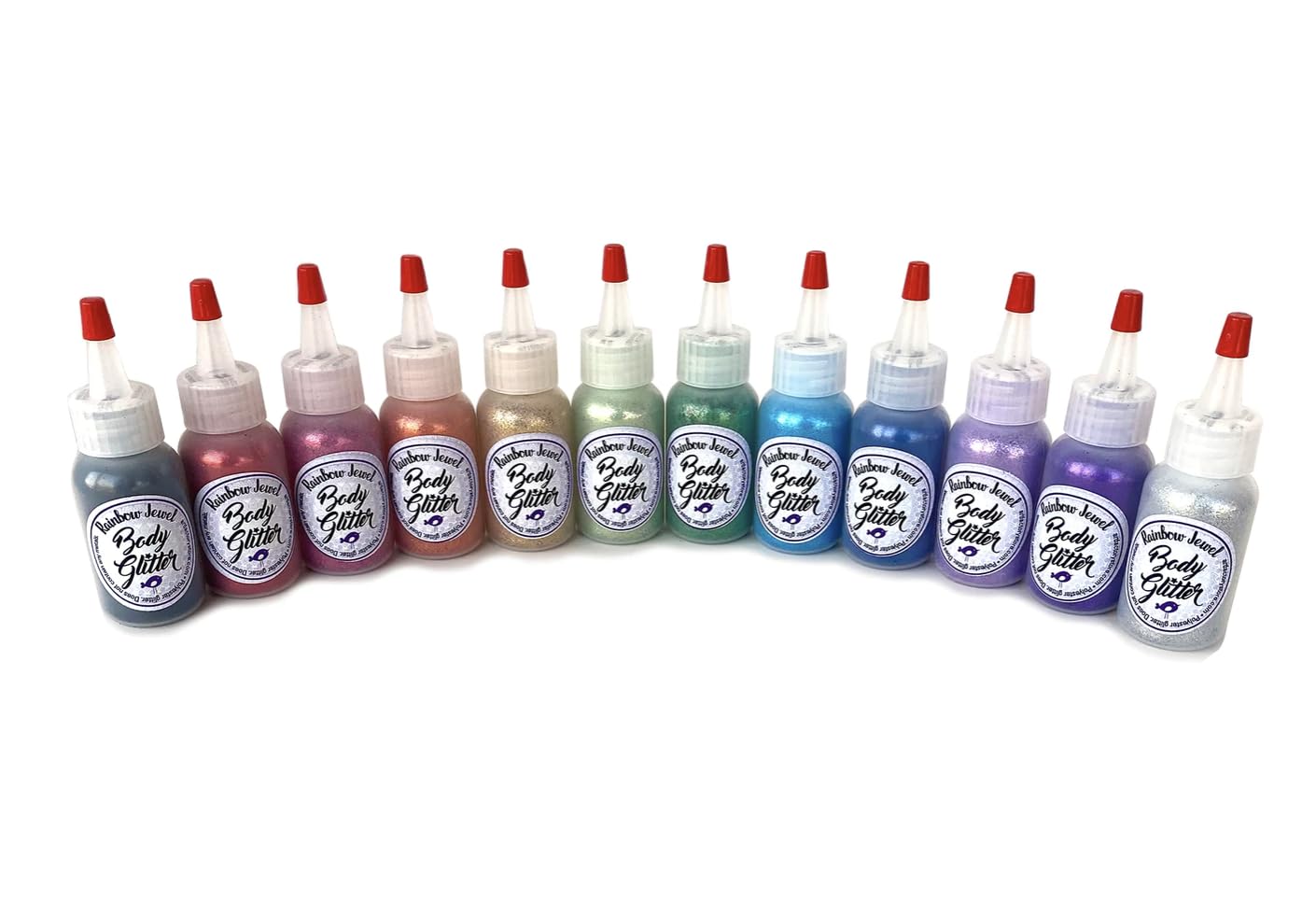 Glitter Tattoos Glitters in Squeeze Bottles Rainbow Glitters Beauty & Personal Care Ybody Glitter Tattoos
