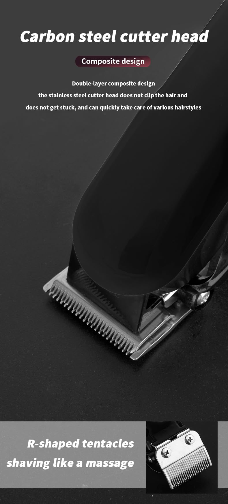 Professional Hair Clippers for Men Electric Mens Cordless Barber Clipper with 10 Limit Combs Haircut Kit Fade Beauty and Personal Care GLESVOWIO