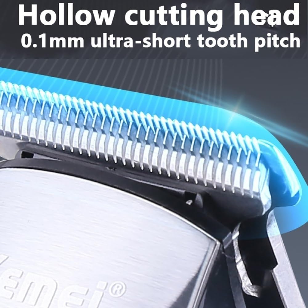 KNPSJJRHF Mens Hair Clippers, Professional Cordless Waterproof Hair Trimmer USB Rechargeable Electric Hair Trimmer Sculpting Beauty and Personal Care KNPSJJRHF