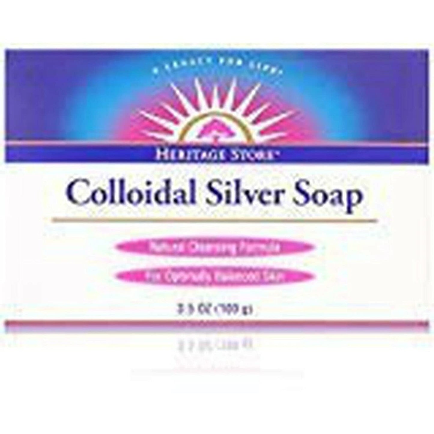 Heritage Store Colloidal Silver Soap, 3.5 Ounce (Pack of 2) Beauty & Personal Care HERITAGE STORE