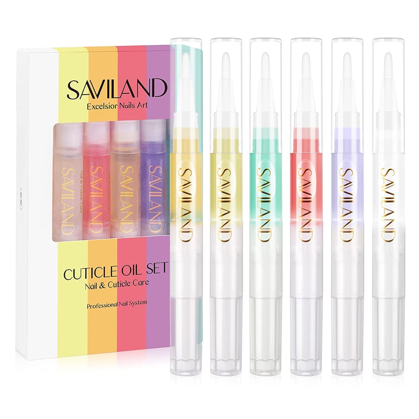 SAVILAND Cuticle Oil Triple Essential: 50ml Vitamin E & C Jasmine Gentian Grapeseed Nail Growth Oil Ultra Repair Nourish Soothe Cuticle Oil For Nails Beauty and Personal Care SAVILAND Default Title
