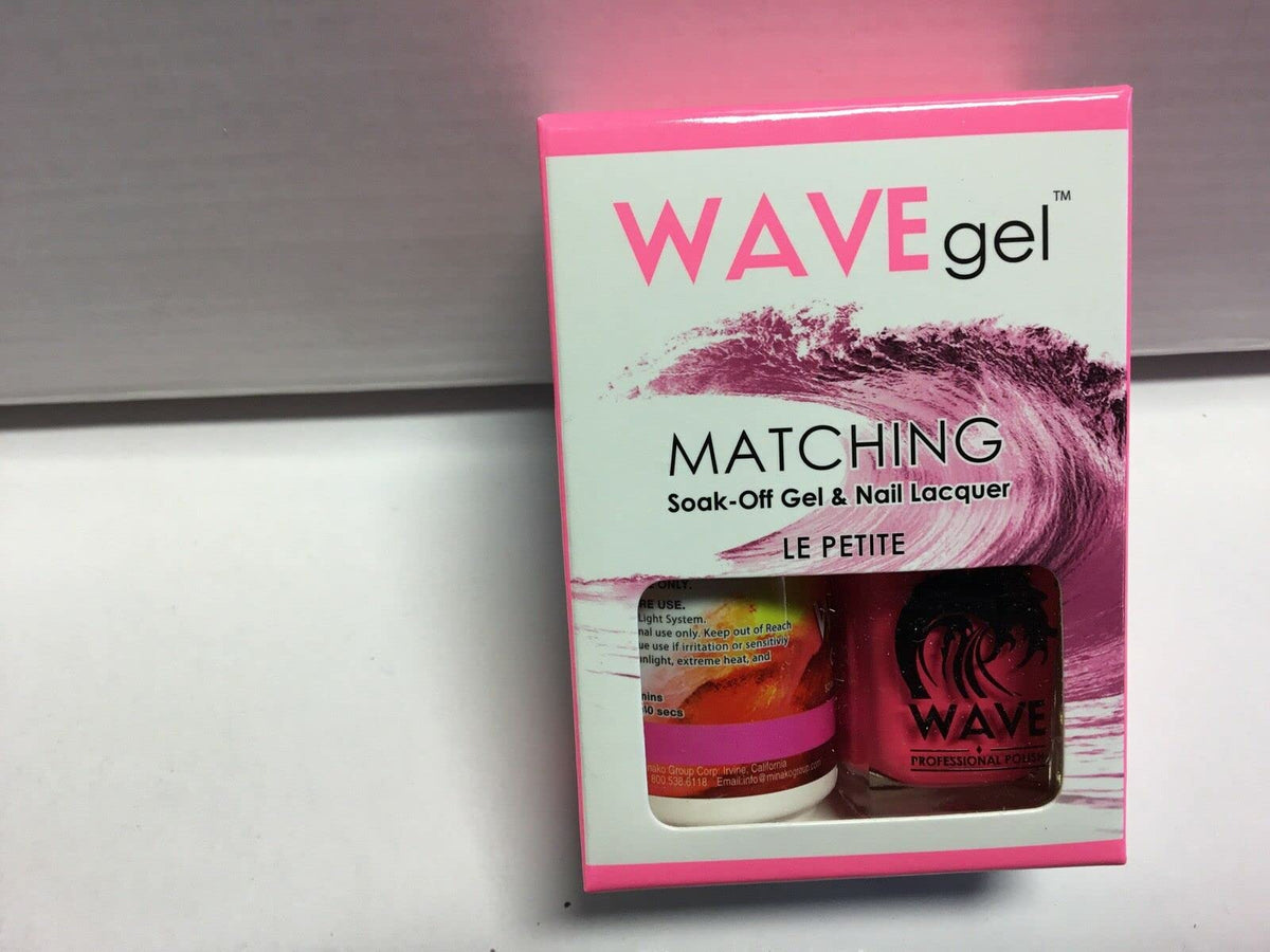 WAVEGEL Soak-0ff Gel & Nail Lacquer Matching Duo Set - Le Petite - W3787-3787 I 0.5 Oz