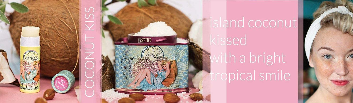 Barefoot Venus Bath Soak with Cocoa Butter 800G (Coconut Kiss) Beauty & Personal Care Barefoot Venus