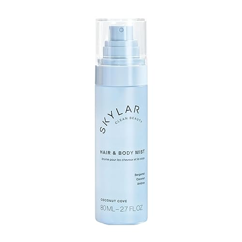Skylar Coconut Cove Hair & Body Mist | Hypoallergenic & Clean Fragrance | Vegan, Cruelty Free, and Safe For Sensitive Skin | 80 ML, 2.7 Fl Oz Beauty & Personal Care Skylar