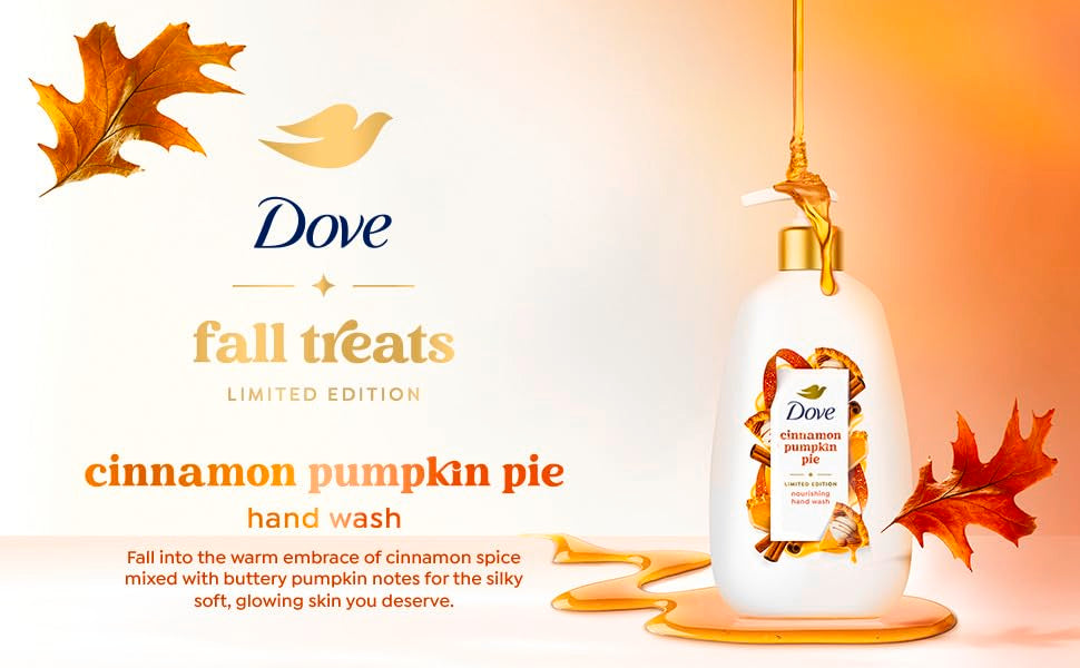 Dove Limited Edition Holiday Treats Liquid Hand Wash for Deep Nourishment Cinnamon Pumpkin Pie 12 oz Beauty & Personal Care Dove