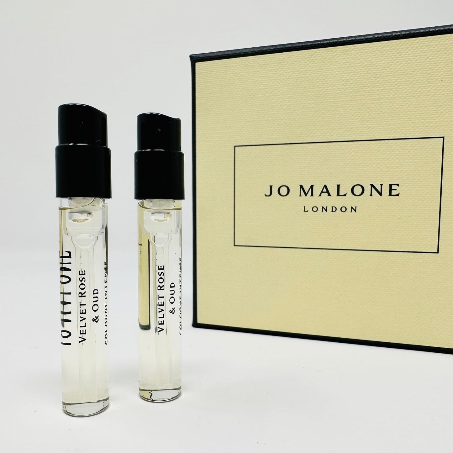 Jo Malone 2 London Velvet Rose & Oud Cologne INTENSE Sample vial 0.05oz/ 1.5ml each Beauty & Personal Care Jo Malone
