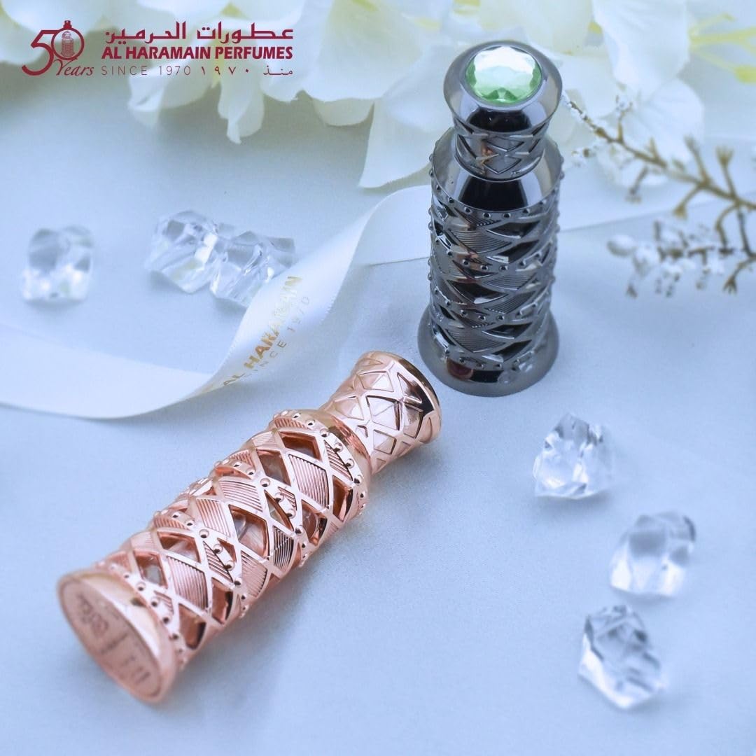 Musk Poudree by Al Haramain for Unisex Adult - 0.4 oz Parfum Oil (Mini) Beauty & Personal Care Al Haramain
