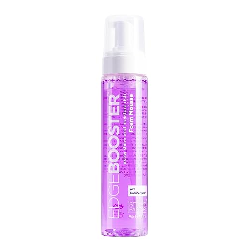 Style Factor EDGE BOOSTER Extra Shine & Moisture Rich Foam Mousse | Lightweight Styling for Curls, Waves, Braids, Locs & Protective Styles | Volume Beauty & Personal Care Style Factor