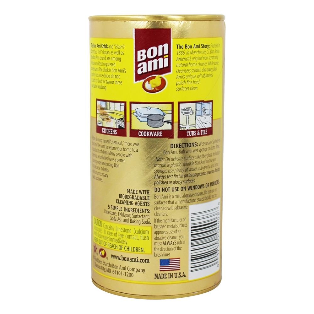 BON AMI - All Natural Powder Cleanser Kitchen & Bath - 14 oz. Beauty & Personal Care BON AMI